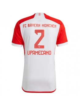 Bayern Munich Dayot Upamecano #2 Replika Hemmakläder 2023-24 Kortärmad
